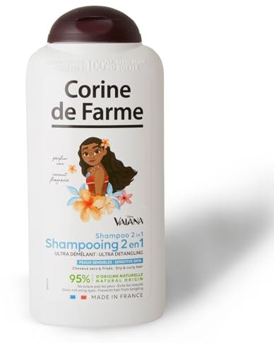Corine de Farme, Shampooing 2 en 1 Nutritivo Vaiana, parfum Coco, 300ml