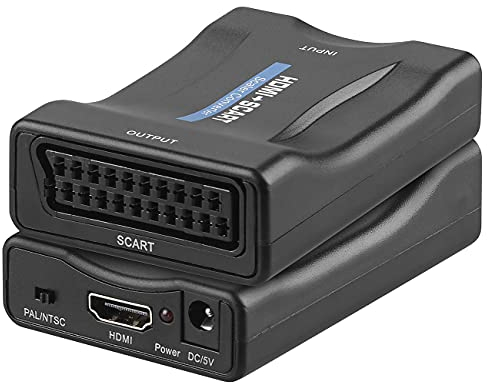 auvisio HDMI Scart Konverter: HDMI-auf-SCART-Adapter mit USB-Stromversorgung (auf Adapter Konverter, to, Scaler Converter)