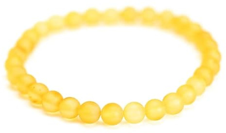 Amber Seven Baltiska bärnstensarmband | 14 färger | 19 cm storlek stretchigt unisex armband | råbärnstensarmband | pärlbärsarmband för kvinnor och män | handgjorda, 19 cm, Bärnsten, - Amber