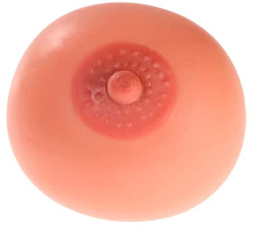Acan Tradineur - Palla antistress Tetta Pazza in Silicone, Sfera Morbida Rilassante per Stress, Relax, Regalo Originale, Divertente, Ø 9 cm