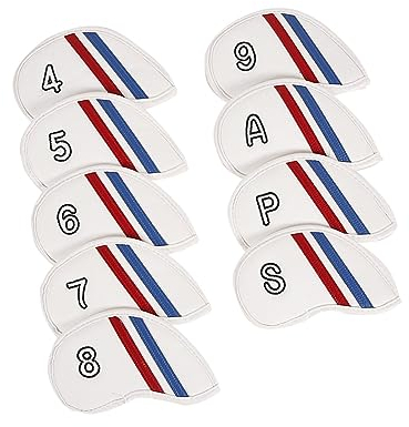 9 x Golfschlägerhauben mit Nummernschildern für Golfer