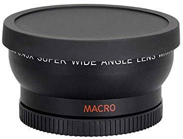 Frefgikty Lente convertidor de gran angular de 58 mm 0,45 x con macro de primer plano para Rebel T6s, T6i, SL1, T5, T5i, T4i, T3, T3i, T1i, T2i, XSI, XS, 70D, 60D, 60Da, 7D, 5D, 1D