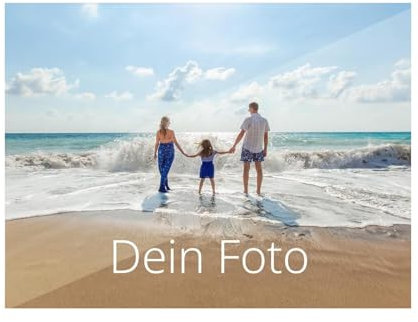 WANDURLAUB - Dein Bild auf Acryl - Basic Edition XXL - 50x38 cm Acrylglas mit eigenem Foto bedrucken - Brillanter Druck auf rahmenlosem Acryl inkl. Wandhalterung - Ultra HD Druck - Made in Germany