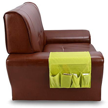 WPKD BLUEIY Organizzatore Divano,Sacca Portaoggetti,Borsa Portaoggetti Laterale per Divano,per Telefoni,Libri,Riviste,per Casa,Hotel (91x32cm)