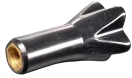 TYGHBNM Une pièce de Rechange d'écrou de vis de Fixation Courte M10 écrou de Serrage Noir en Forme de fléchette, Compatible for BJ, Accessoire de Montage de Machine à crème glacée Molle