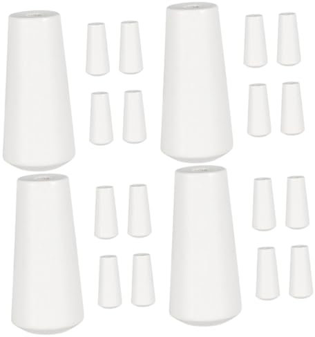 Cabilock 4 Sätze 4 Sets Bambus Rollo Jalousien Zugschnüre Schattenschnur Quasten Jalousienschnur Ende Jalousienanhänger Tropfen Jalousienschnur Tropfen Fensterrollo 5 Stück * 4