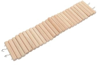 QUXVUIS Puente de Escalada de para Madera 2 en 1 para roedores. CREA un área de Juegos para roedores y petauros del azúcar, garantizando diversión y