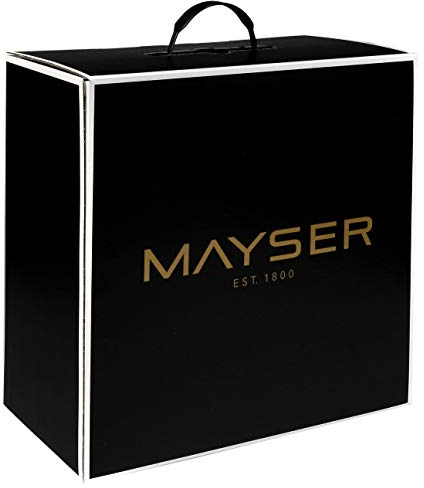 Mayser Hutschachtel Since 1800 Hutkoffer Aufbewahrung für Hüte Damen/Herren - Made in The EU Winter Herbst Sommer Frühjahr Frühling-Sommer Herbst-Winter - One Size schwarz