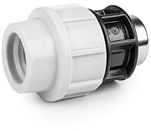 PE Rohr Verschraubung Fittings Klemmfitting Kupplung Innengewinde IG für Verlegerohr Rohrverbinder wählbar (20mm x 1)