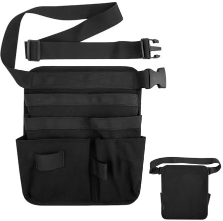 Bolsa de servidor, riñonera de almacenamiento de camarero para restaurante, cinturón ajustable, riñonera de trabajo, duradera bolsa de herramientas para servidor, delantal de servidor, portátil,