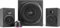 Speedlink Gravity LT PC Lautsprecher 2.1 Soundsystem Bluetooth - mit Subwoofer aus Holz, Aktiv Lautsprechersystem 80 Watt, 3,5mm Klinke AUX, RGB-Tischfernbedienung, schwarz