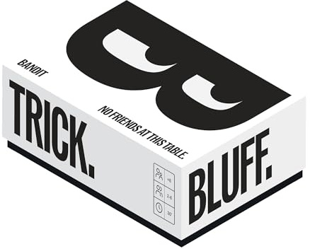 BANDIT – The Family Card Game with Playing Cards for Adults and Kids – Strategy, Memory and Bluff – 2 to 6 Players – Fast and Fun – Compact Format – Ideal for Travel, Game Night and Gifts