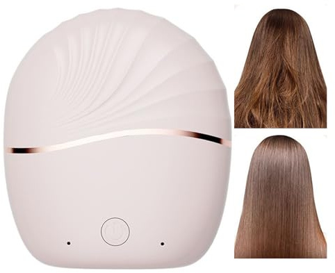 Fer À Lisser Sans Fil,Peigne de Coiffage Rapide à 3 Températures - Brosse À Lisser Portable Rechargeable 2000 mAh - pour Femmes Soins Coiffage Voyage Hôtel Trajet Quotidien Vacances