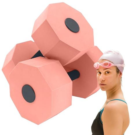 Acuáticos | Barra flotante de alta densidad, 1 par de mancuernas acuáticas para ejercicios en la piscina | Para mujeres hombres natación fitness yoga pilates postparto gimnasio doméstico