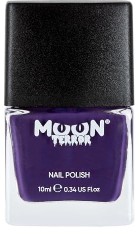 Moon Terror Halloween-Nagellack, 10 ml, SFX-Make-up, Spezialeffekt-Make-up (Gift Lila, 1 Stück)