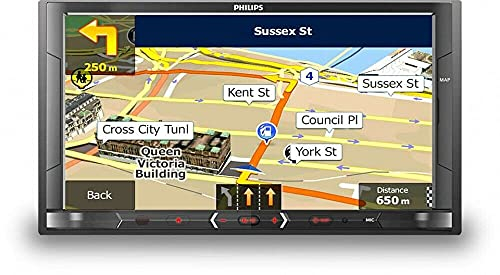Philips CE600N - Autoradio dubbeldin - Bluetooth - USB - Media - GPS - Navigatie