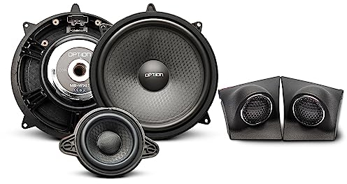 Option Altoparlante compatibile con Mercedes Sprinter W907 (W910/VS30) – Sistema di altoparlanti Plug% Play Front a 2 vie, incluso altoparlante centrale
