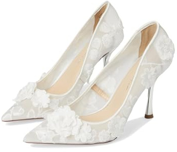 Betsey Johnson Women's Sb-Aimey, Ivory, 8.5