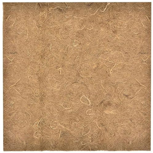 PRETYZOOM Tappetino in Fibra di Iuta Naturale per Terrari Rettili, Coperta per Allevamento Lombrichi Riutilizzabile e Tagliabile, Sottopad per Tartarughe e Animali Esotici, Fornitura