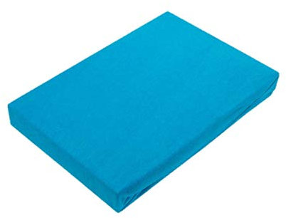 EXKLUSIV HEIMTEXTIL Wasserbettlaken 195 g/m² 200 x 220 cm Türkis