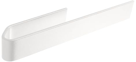 Designfactory Hamburg Dish Cloth Holder | Self-adhesive Dish Cloth Holder | Cloth Holder without Drilling | Sink and Wall Mounting | Tea Towel Holder Kitchen (Matt White)