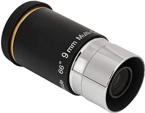 Joyance Ocular de telescopio astronómico de 1.25 pulgadas, 66 grados, 9 mm, gran angular, acories de telescopio para una mejor experiencia de visualización