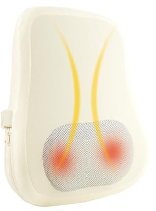 Nkmifeg Masajeador De Espalda Para Silla | Masajeador De Espalda Con Calor | Cojin Electrico Inalambrico De Soporte Para Hogar Viaje Coche Silla Oficina Deporte Recuperacion Hombres Mujeres