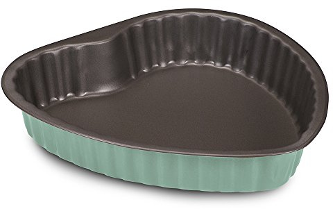 Guardini Bon ton bakform hjärta, stål, grönt vatten, 6 enheter