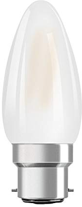 OSRAM Ampoule LED | Culot: B22d | Blanc chaud | 2700 K | 4 W | équivalent à 40 W | LED Retrofit CLASSIC B