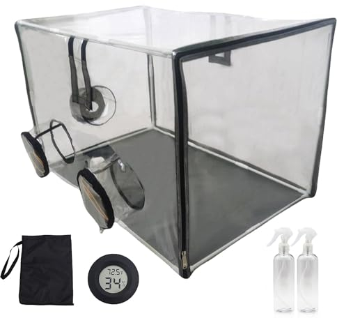 ERSDM Still Air Box Champignon Mycologie Hotte Stations de Propagation Kit de Culture, Kit Monotub Champignon Plantation Sac Tente, for Spores Fournitures Horticoles