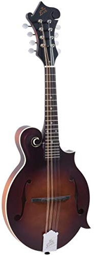 The Loar LM-310F Hand-Carved F-Style Mandolin Vintage Brown