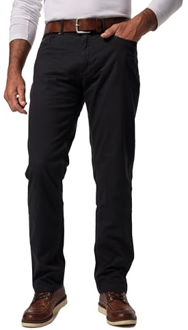 JP 1880 717157 Pantalon à 5 Poches pour Homme Taille élastique Grande Taille Taille L 8XL, Bleu Marine foncé., 34W x 36L