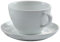 Jumbotasse Cappucciontasse Latte Macchiato Tasse - 400ml mit Untertasse Porzellan