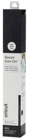 Cricut Smart Iron-On 21x48cm (Glitter Black)