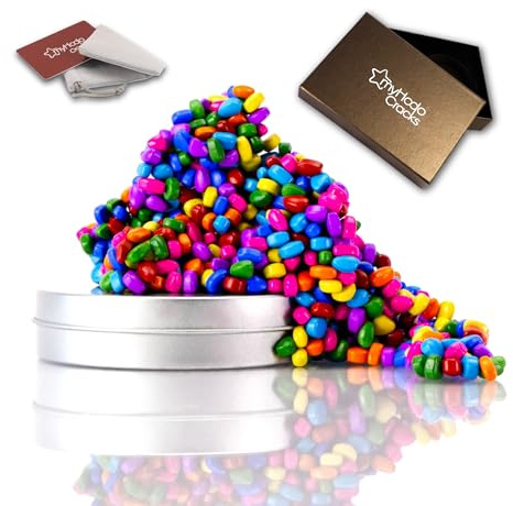 myHodo Crack Magnets Premium Set (1150+ Stycken, 5-7 mm) | Färgglada Ferrit-Magnetstenar (Måttlig Magnetkraft) | Mini Magneter för ASMR, Antistress, Fokus & Kreativitet | Exklusiv Presentidé | 5-7 mm små minimagneter med mild magnetisk kraft för sortering och knådning — för större färgmönster och mer komplexa former