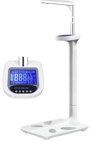 NZVZGKTNTW Báscula Médica Mecánica con Tallímetro, Lectura Dual KG/LB, Báscula Médica Profesional, Peso Preciso con Resultados Consistentes E IMC.