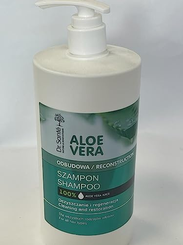 Shampoing à l' Aloé Vera - Fortifiant régénérateur réparateur et nourrissant 1000 ml - Jus d' aloé Vera Pure Substances biologiquement Actives - Testé Dermatologiquement
