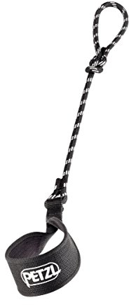 PETZL Linkin Schwarz - Komfortable leichte Handschlaufe, Größe One Size - Farbe Schwarz