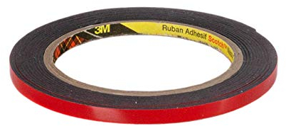 Klebeband doppelseitig 3M PT1100 für Metall und lackierte Oberflächen schwarz stark klebend 6mm x 4m