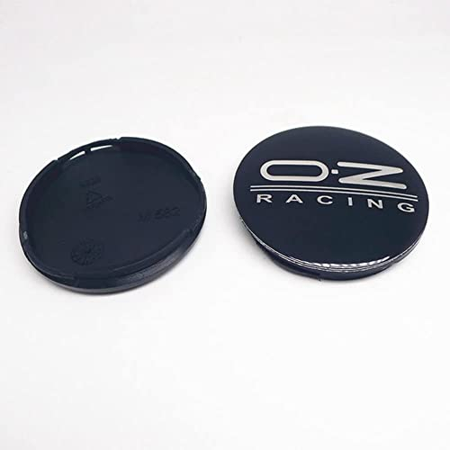WARTHY 4 Stück Nabendeckel für OZ Racing New M582 52mm 55mm,Felgendeckel Radnabendeckel Reifenverkleidung Wasserdicht Staubdicht Dekoration von Automobilen