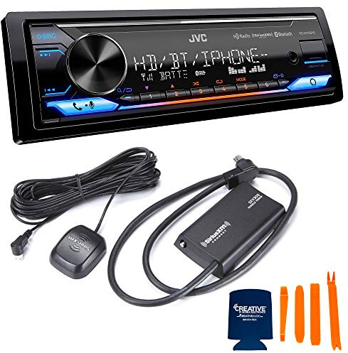 JVC KD-X470BHS Digital Media Receiver Bluetooth, HD Radio Compatible with SXV300 SiriusXM Tuner, and Amazon Alexa
