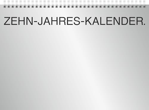 BRUNNEN Zehnjahres-Kalender 2025-2034 A4 quer | 297×210 mm
