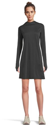Fjällräven Damen Abisko Sun-Hoodie Kleid, Black, M