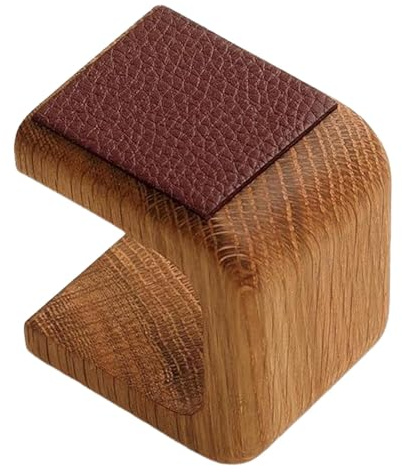 Support à bijoux de montre, support d'affichage de montre - Support de montre pour hommes et femmes - Avec coussin en cuir, présentoir de montre unique en bois massif, support de montre pour hommes et