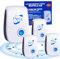 Repelente Ultrasónico de Plagas, 4 Pack Electrónico Repelente Mosquitos Control de Plagas, Repelente Ultrasónico Mosquitos para Anti Mosquitos, Moscas, Ratones, Cucarachas, Arañas, Roedores