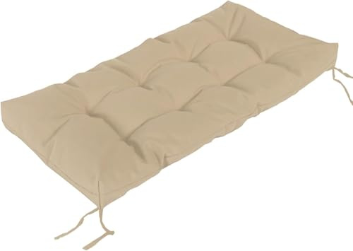 Imperméables Coussins de Meubles de Jardin Extérieur,Coussin de Siège de Fenêtre D'intérieur avec Fond Antidérapant, pour Baie Vitrée/Canapé/Terrasse - Coussin de Banc sur Mesure(Hazelnut,80x50cm)