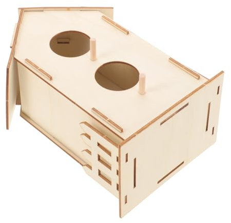 UPKOCH Holz Vogelhaus Bausatz Zum Selberbauen Unbemaltes Miniatur-vogelhaus Für Junge Mädchen Basteln Zum Bemalen Und Dekorieren