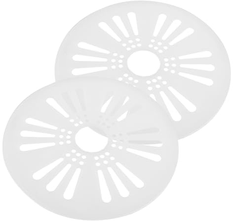 Gatuida Copertura di Sicurezza Lavatrice 2 Pezzi Abs Protezione Centrifuga Coperchio Cilindro Diametro 24cm Facile Installazione Accessorio per Asciugatrice