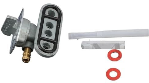 Petcock interruttore benzina gas Rubinetto di intercettazione del serbatoio del carburante universale da 34 mm, rubinetto di scarico per ATV, adatto per Yamaha TTR125 250 Rubinetto Benzina Moto