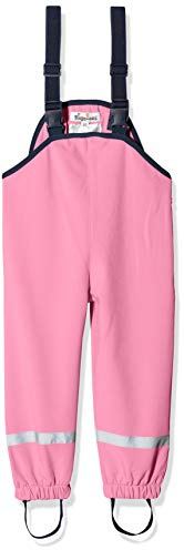 Playshoes unisex barn softshell hängselbyxor utomhusbyxor, ROSA, 98